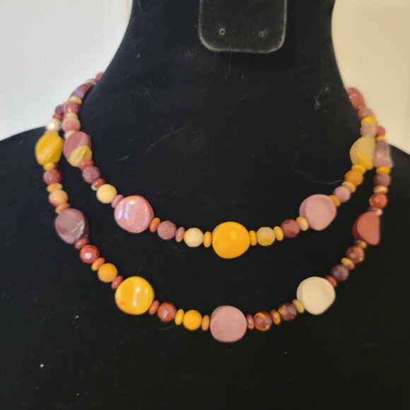 Jay King Mine Finds Multi-color Mookaite Necklace EUC - Picture 2 of 4